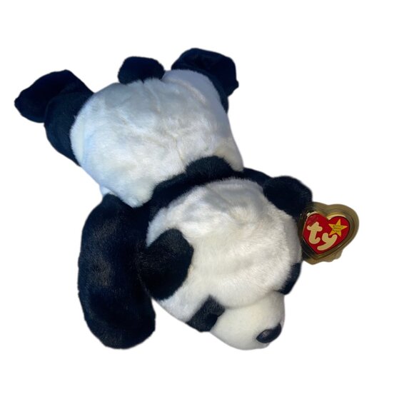 Ty Beanie Buddy Peking Panda Bear Plush Toy Collectible 14" - Picture 1 of 16